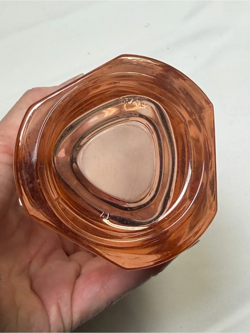 Vintage Luminarc Rosaline Windsor 17cm Pink French Glass Vase - New in Box